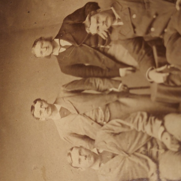 Antique Cabinet Card of Four Distinguished Men Sitting - Picture 3 of 7